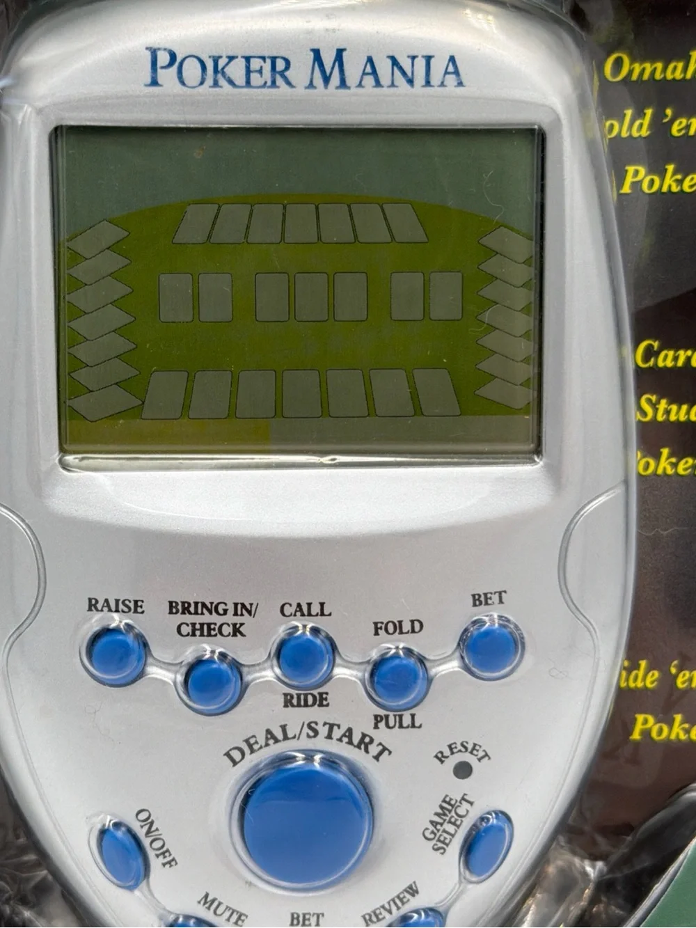 Poker Mania Electronic Handheld Game 6 in 1 by Sakar International Inc MAX19722